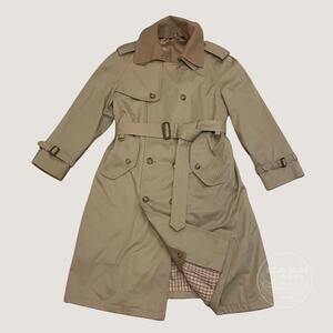 Vintage Levy’s Heritage Trench Coat 42R Mint | Wool Liner & Collar NWOT